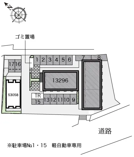 ★手数料０円★和泉市池田下町　月極駐車場（LP）